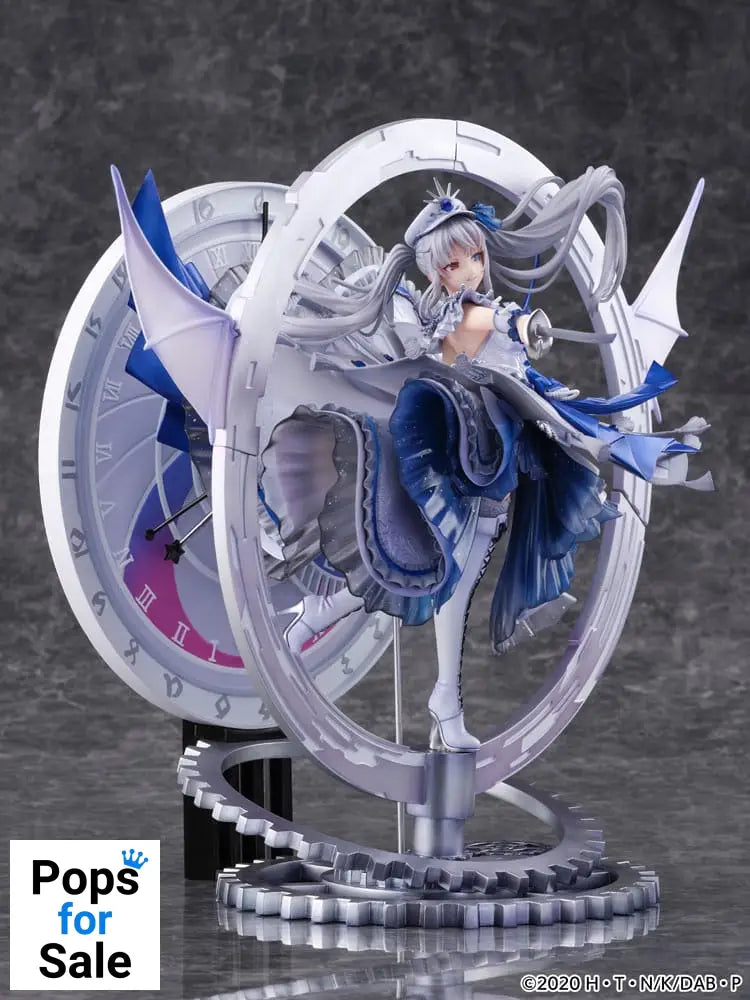 Date A Bullet SHIBUYA SCRAMBLE FIGURE PVC Statue 1/7 The White Queen -Royal Blue Sapphire Dress Ver. 33 cm