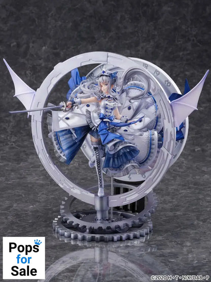 Date A Bullet SHIBUYA SCRAMBLE FIGURE PVC Statue 1/7 The White Queen -Royal Blue Sapphire Dress Ver. 33 cm