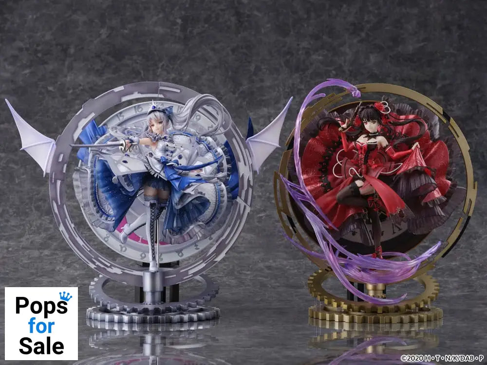 Date A Bullet SHIBUYA SCRAMBLE FIGURE PVC Statue 1/7 The White Queen -Royal Blue Sapphire Dress Ver. 33 cm