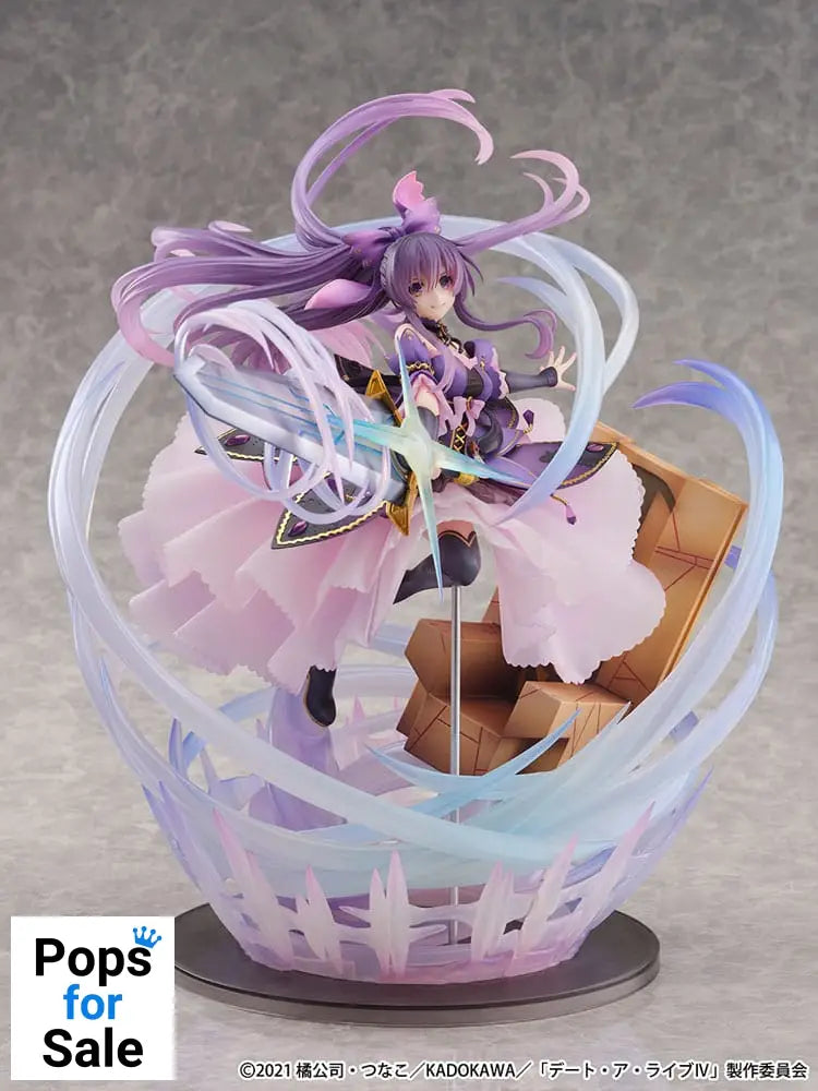 Date A Live IV SHIBUYA SCRAMBLE FIGURE PVC Statue 1/6 Tohka Yatogami Princess Amethyst Dress Ver. 32 cm