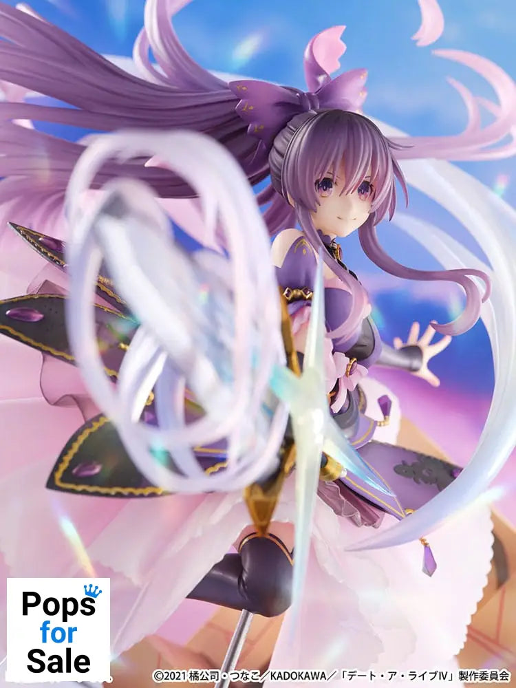 Date A Live IV SHIBUYA SCRAMBLE FIGURE PVC Statue 1/6 Tohka Yatogami Princess Amethyst Dress Ver. 32 cm