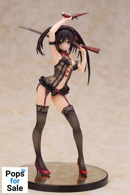 Date A Live Statue 1/7 Kurumi Tokisaki Lingerie Ver. Black 24 cm