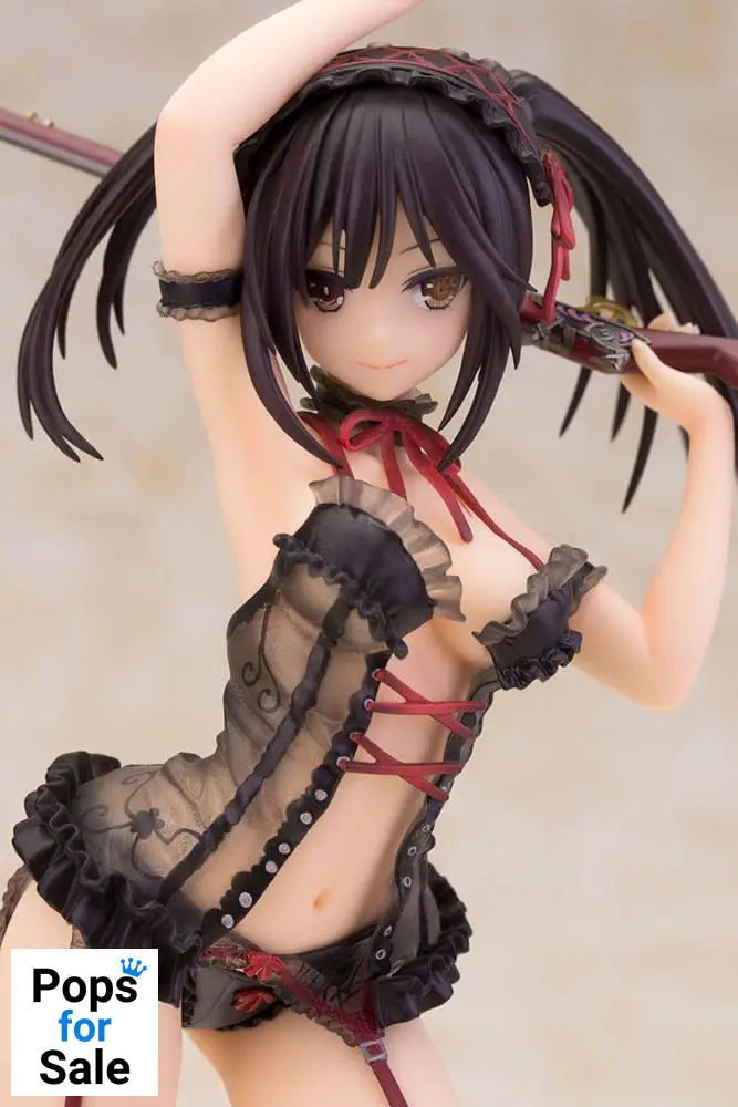 Date A Live Statue 1/7 Kurumi Tokisaki Lingerie Ver. Black 24 cm