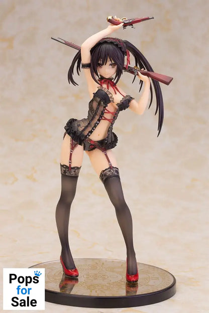 Date A Live Statue 1/7 Kurumi Tokisaki Lingerie Ver. Black 24 cm