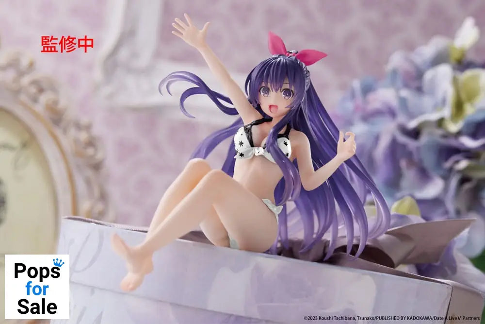 Date A Live V Aqua Float Girls PVC Statue Tohka Yatogami Renewal 10 cm