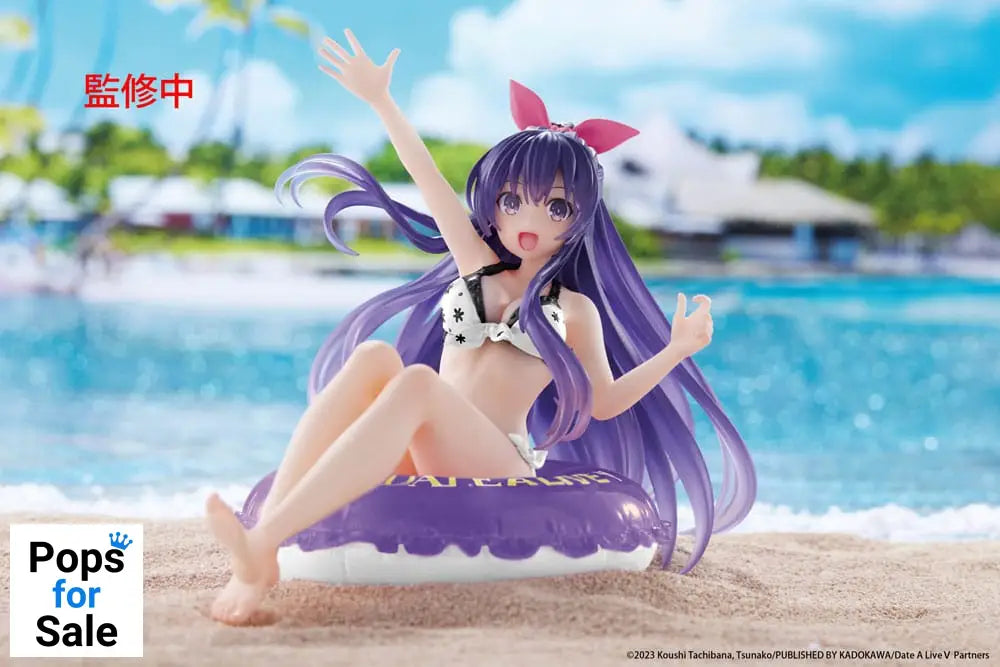 Date A Live V Aqua Float Girls PVC Statue Tohka Yatogami Renewal 10 cm Statues