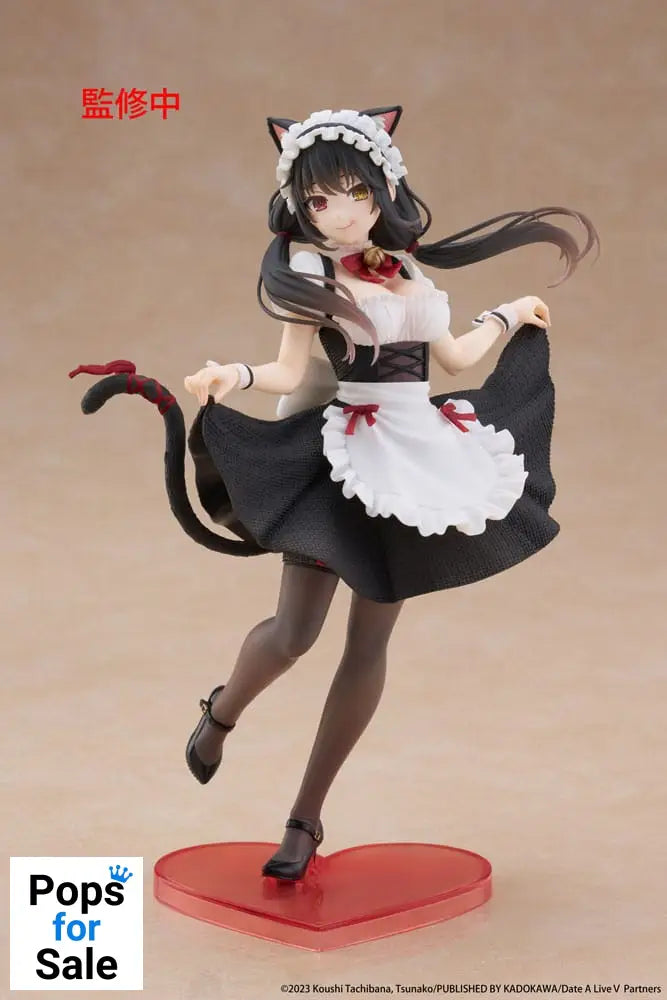 Date A Live V Coreful PVC Statue Kurumi Tokisaki Cat Ear Maid Ver. 18 cm Statues