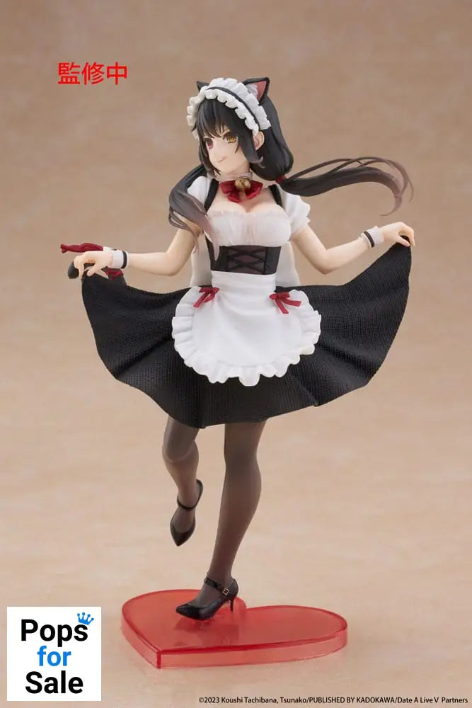 Date A Live V Coreful PVC Statue Kurumi Tokisaki Cat Ear Maid Ver. 18 cm