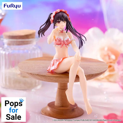 Date A Live V Noodle Stopper PVC Statue Kurumi Tokisaki Swimsuit Pastel Red Color Ver. 15 cm Statues