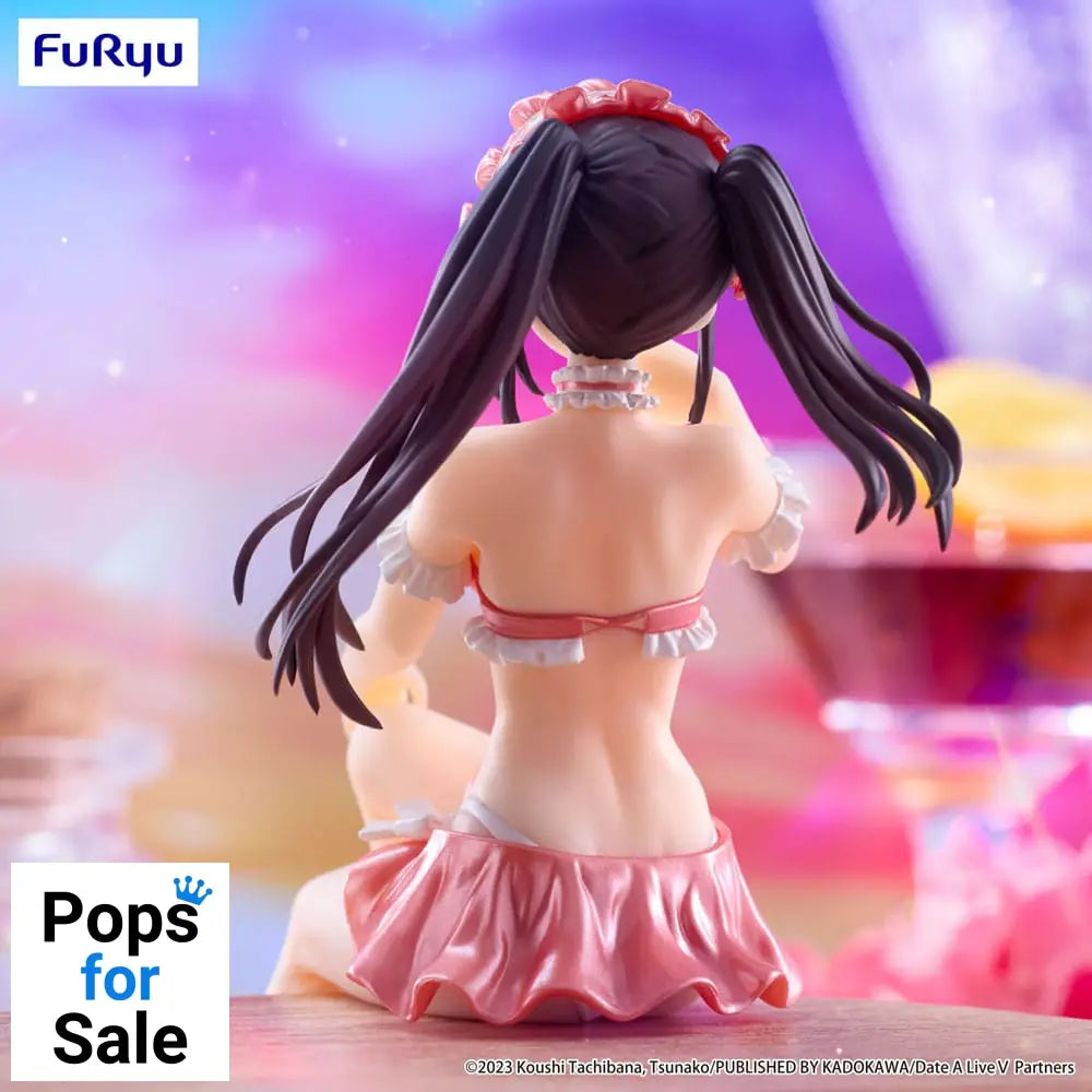 Date A Live V Noodle Stopper PVC Statue Kurumi Tokisaki Swimsuit Pastel Red Color Ver. 15 cm