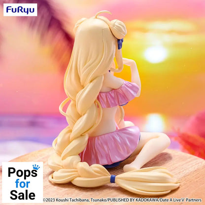 Date A Live V Noodle Stopper PVC Statue Mukuro Hoshimiya Swimsuit Pastel Pink Color Ver. 13 cm