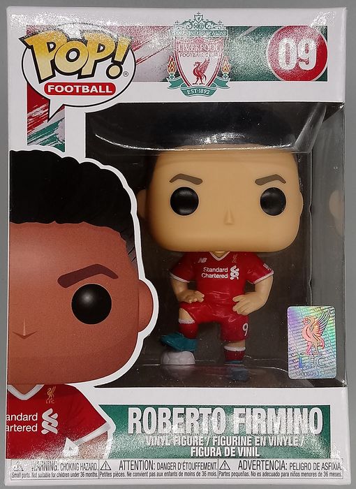 #09 Roberto Firmino - Liverpool - Box Damaged Funko POP