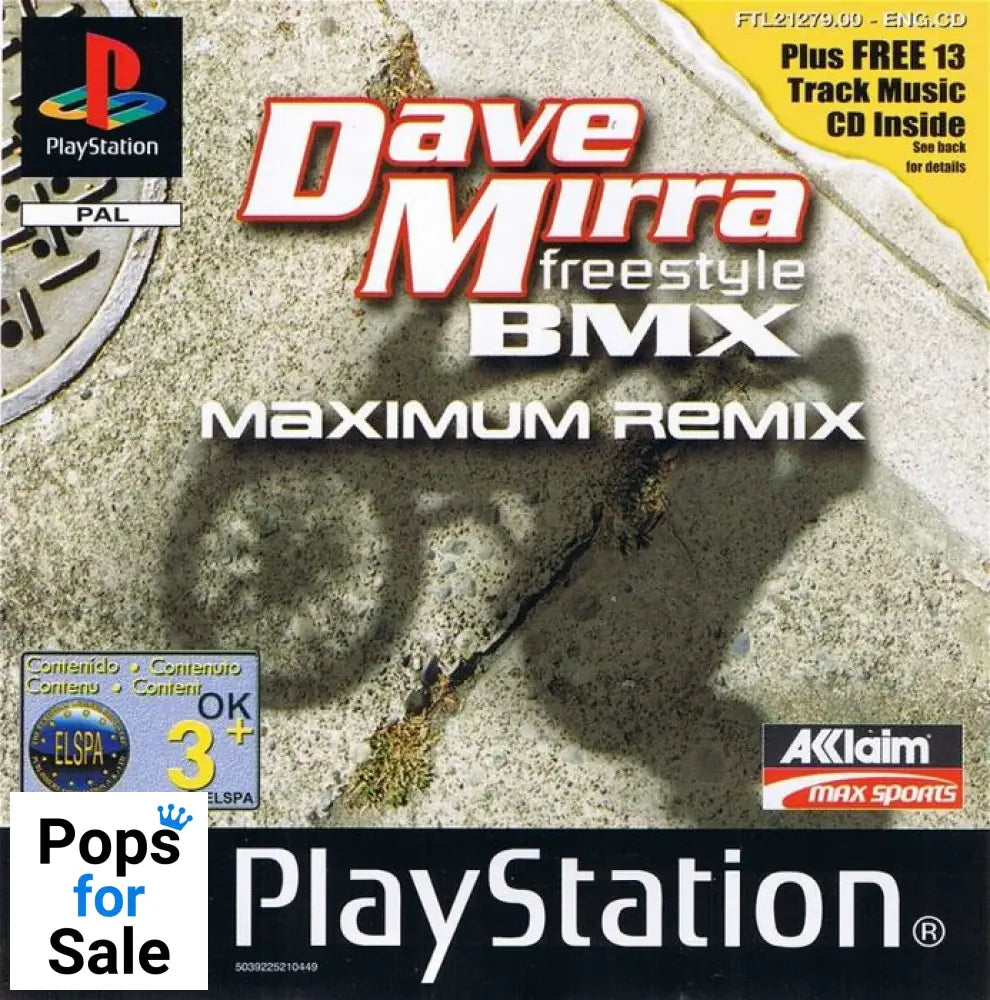 Dave Mirra BMX Maximum Remix (PS)