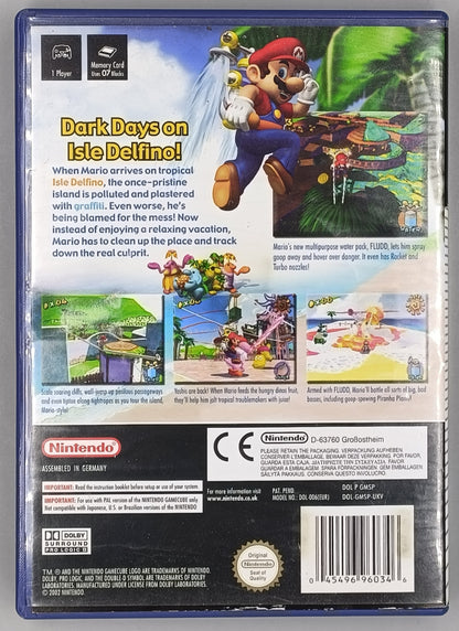 Super Mario Sunshine for Nintendo GameCube [No Manual - Liquid Damage]