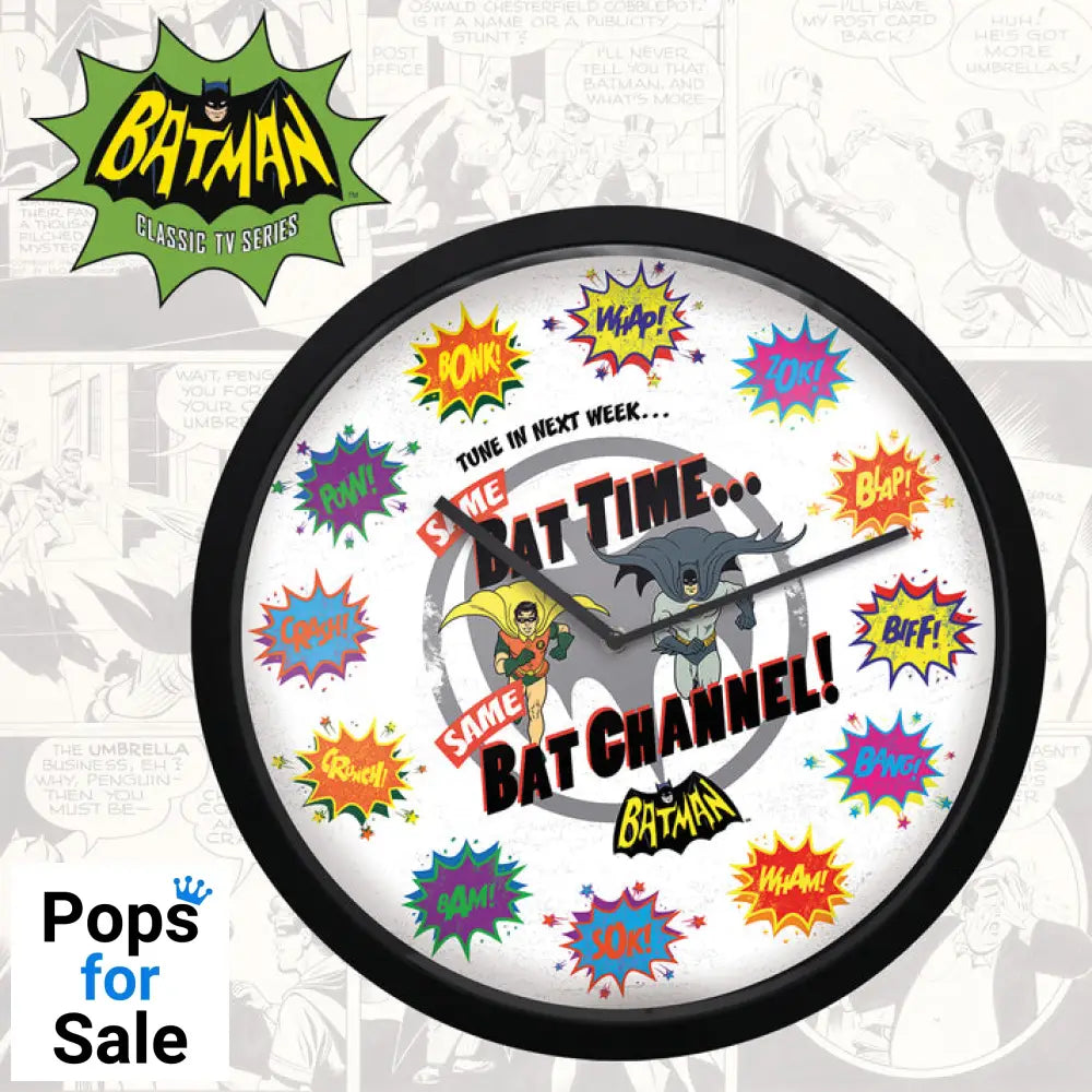 DC Batman BAT TIME Wall Clock Clock