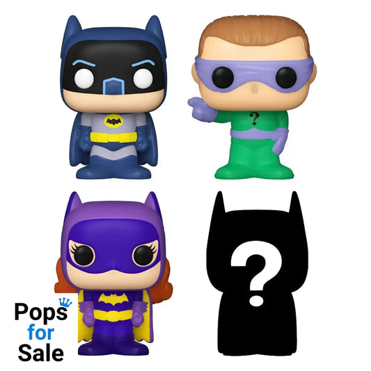 DC Bitty POP! Vinyl Figure 4-Pack Batman Adam West 2,5 cm