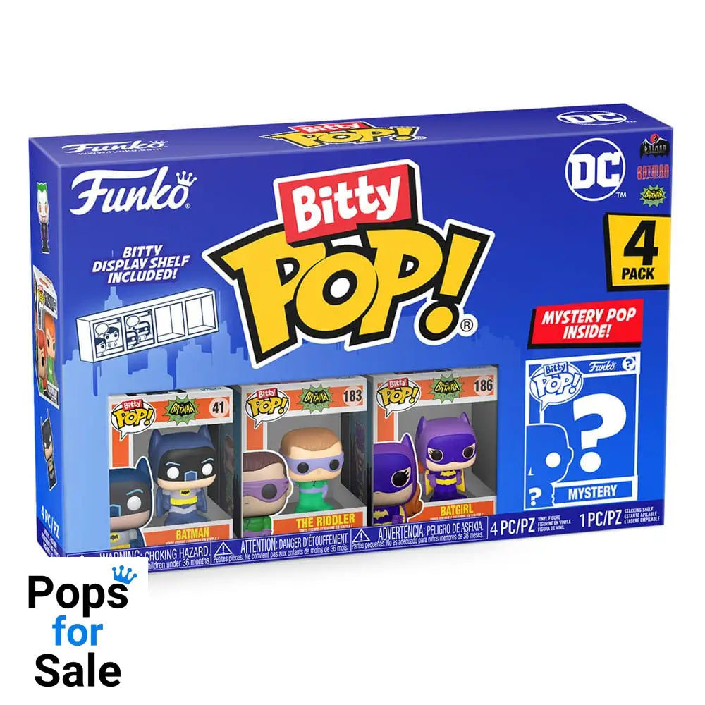 DC Bitty POP! Vinyl Figure 4-Pack Batman Adam West 2,5 cm