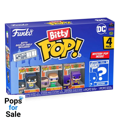 DC Bitty POP! Vinyl Figure 4-Pack Batman Adam West 2,5 cm
