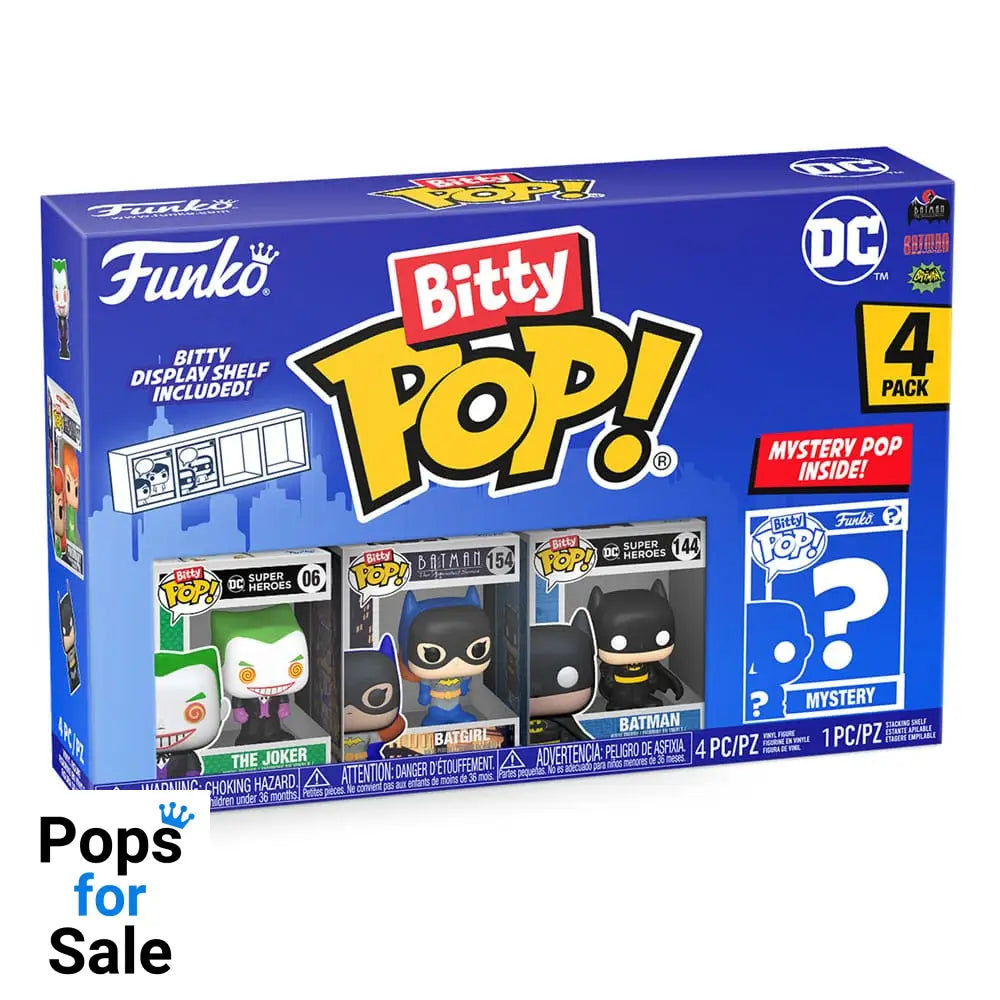 DC Bitty POP! Vinyl Figure 4-Pack The Joker 2,5 cm