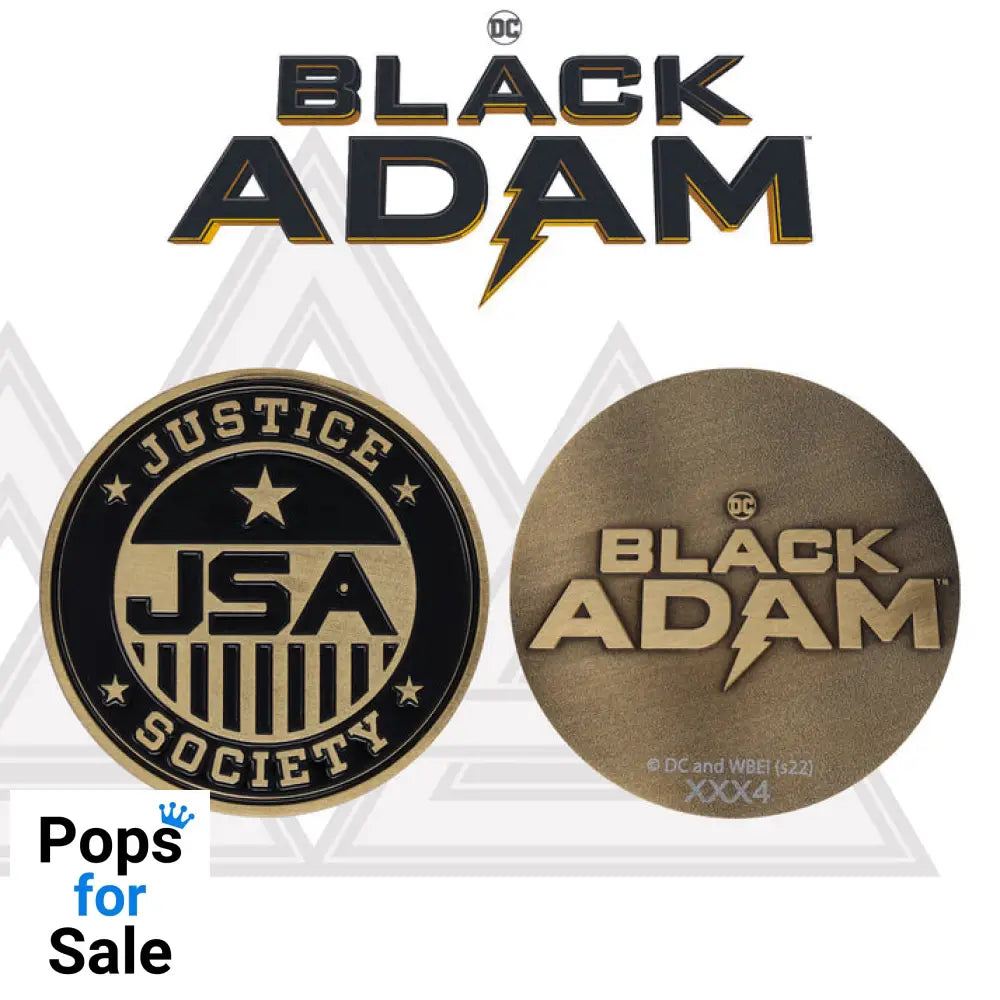 DC Black Adam Limited Edition Justice Society of America Medallion Medallion