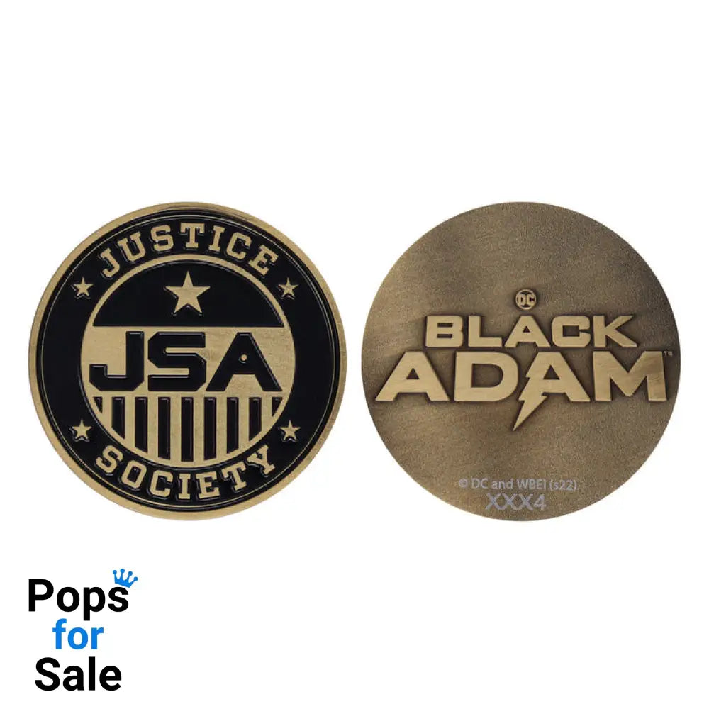 DC Black Adam Limited Edition Justice Society of America Medallion Medallion
