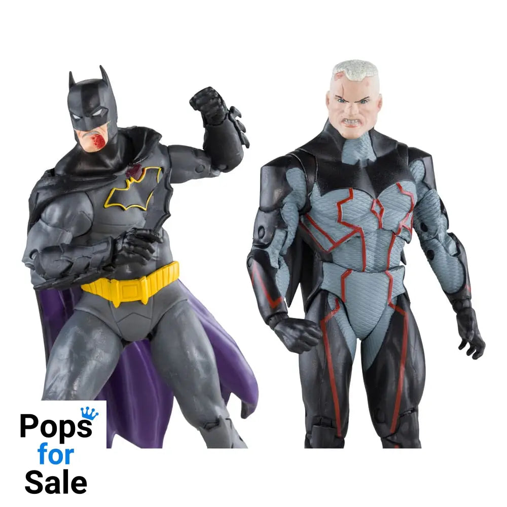 DC Collector Action Figures Pack of 2 Omega (Unmasked) & Batman (Bloody)(Gold Label) 18 cm