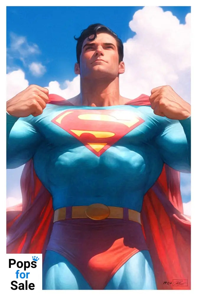 DC Comics Art Print Justice League Trinity: Superman 61 x 41 cm - unframed