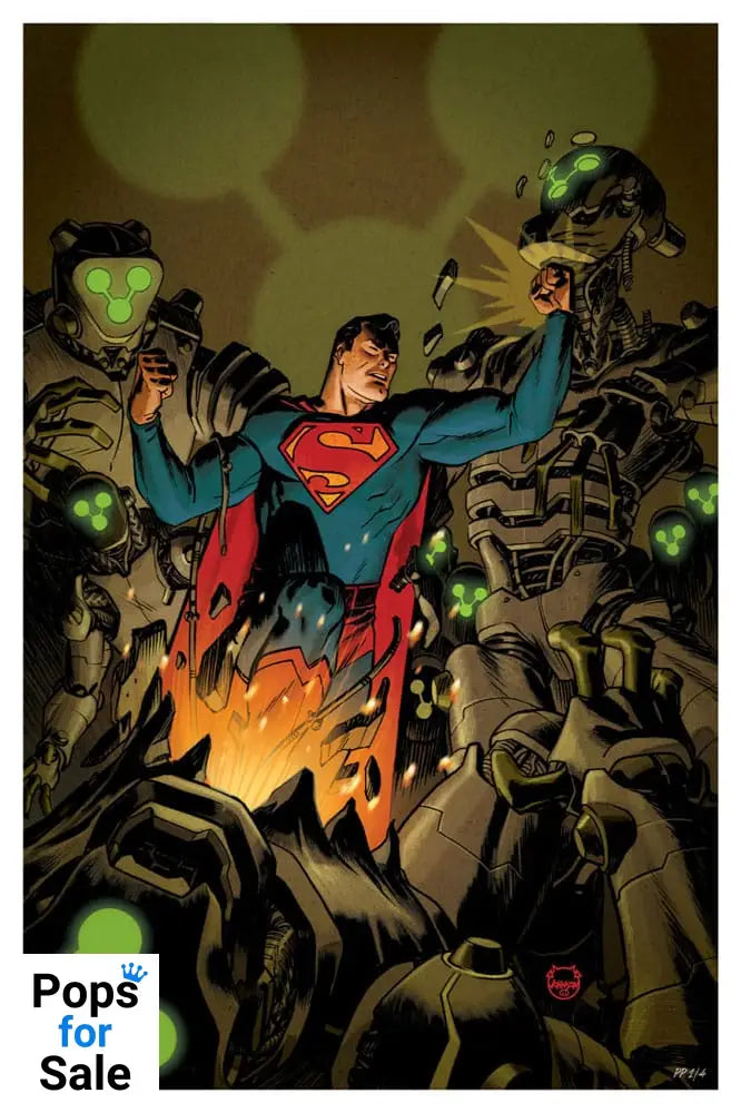 DC Comics Art Print Superman Space Age 61 x 41 cm - unframed Posters & Wallscrolls