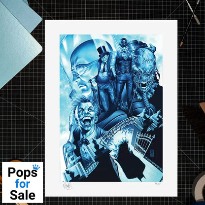 DC Comics Art Print The Gates of Arkham 46 x 61 cm - unframed