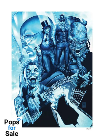 DC Comics Art Print The Gates of Arkham 46 x 61 cm - unframed