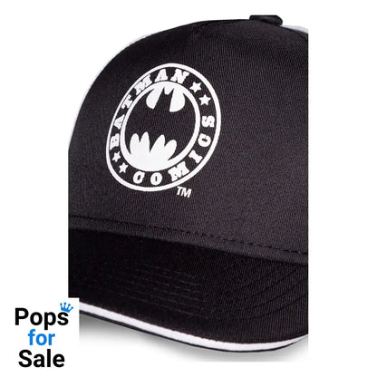 DC Comics Baseball Cap Batman Logo Black & White