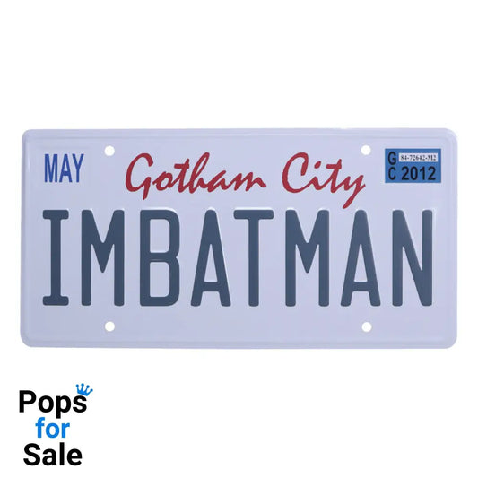 DC Comics Batman Number Plate Tin Sign Tin Sign
