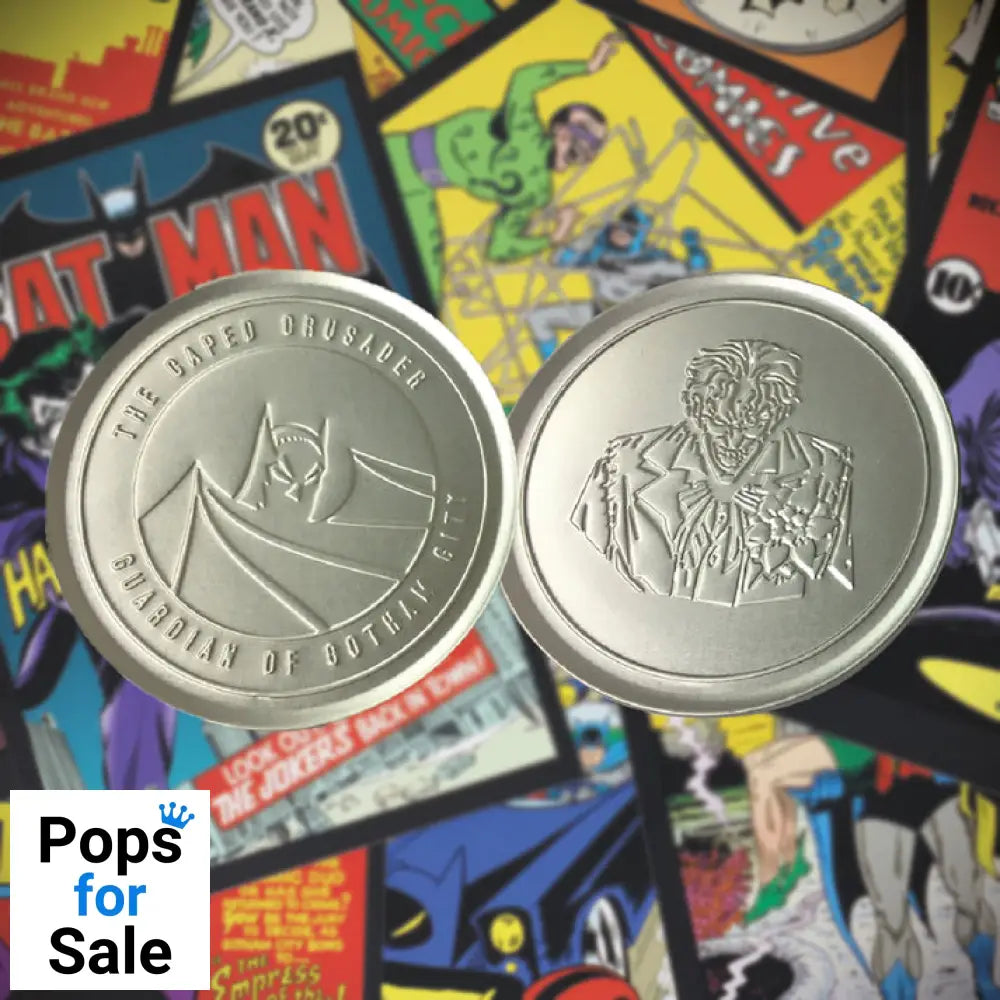 DC Comics Batman Set of 4 Embossed Metal Coasters Coasters