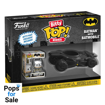 DC Comics Bitty POP! Rides Vinyl Figure Batman w/Batmobile 2,5 cm