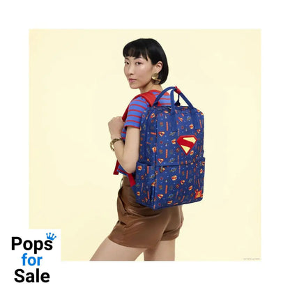 DC Comics by Loungefly Full-Size Nylon Backpack Superman Bags
