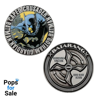 DC Comics Collectable Batman Caped Crusader Limited Edition Coins