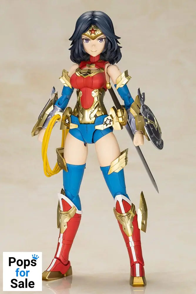DC Comics Cross Frame Girl Plastic Model Kit Wonder Woman Humikane Shimada Ver. 16 cm