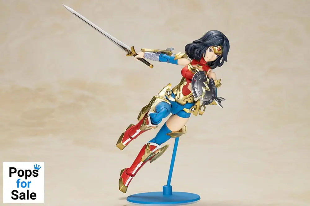 DC Comics Cross Frame Girl Plastic Model Kit Wonder Woman Humikane Shimada Ver. 16 cm