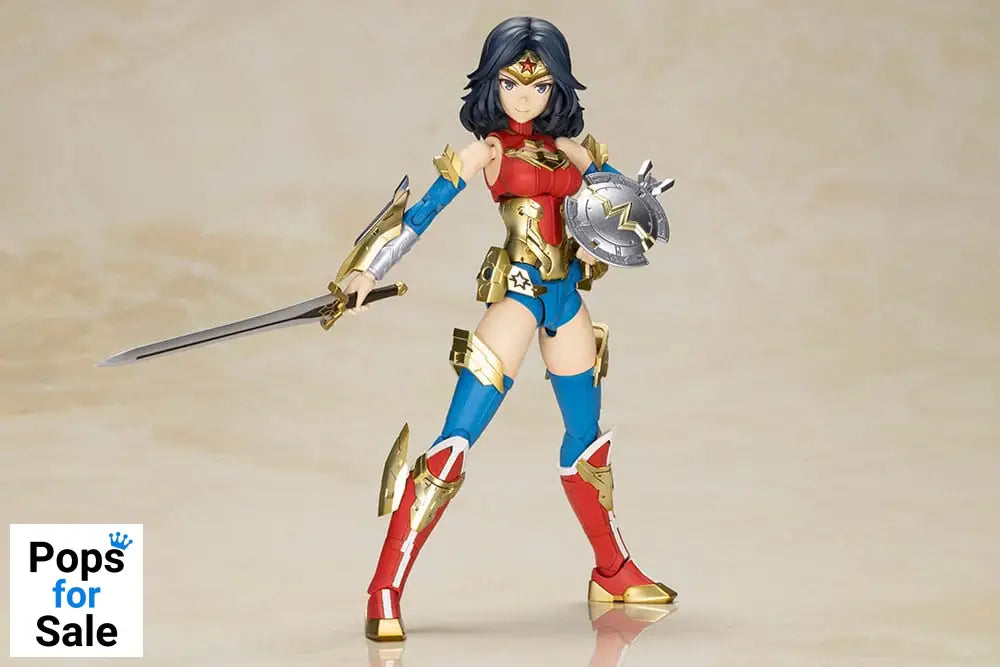 DC Comics Cross Frame Girl Plastic Model Kit Wonder Woman Humikane Shimada Ver. 16 cm
