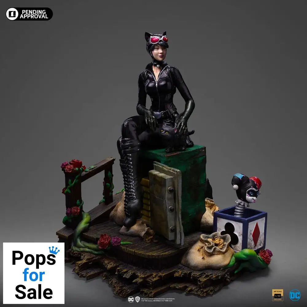 DC Comics Deluxe Art Scale Statue 1/10 Catwoman (Gotham City Sirens) 21 cm
