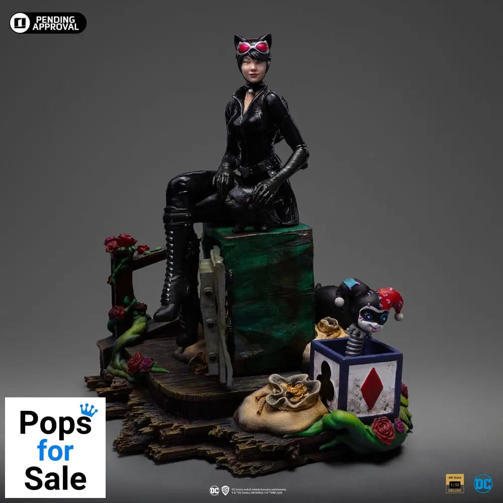 DC Comics Deluxe Art Scale Statue 1/10 Catwoman (Gotham City Sirens) 21 cm