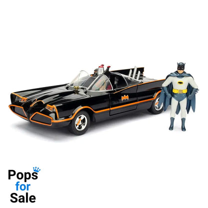 DC Comics Diecast Model 1/24 Batman 1966 Classic Batmobile Vehicles
