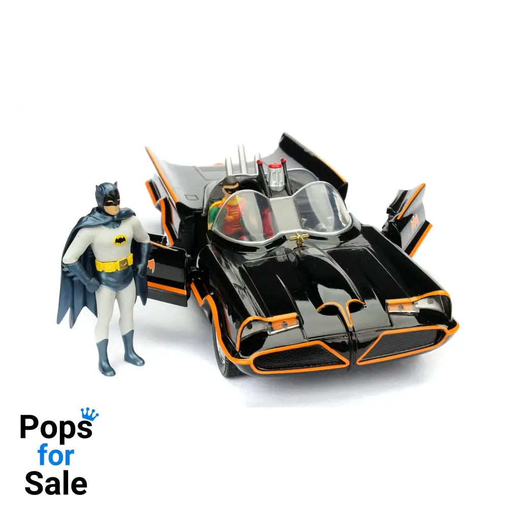DC Comics Diecast Model 1/24 Batman 1966 Classic Batmobile