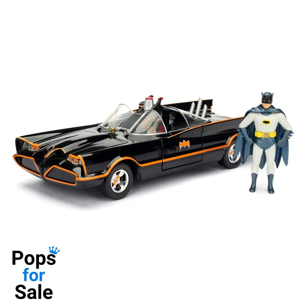 DC Comics Diecast Model 1/24 Batman 1966 Classic Batmobile