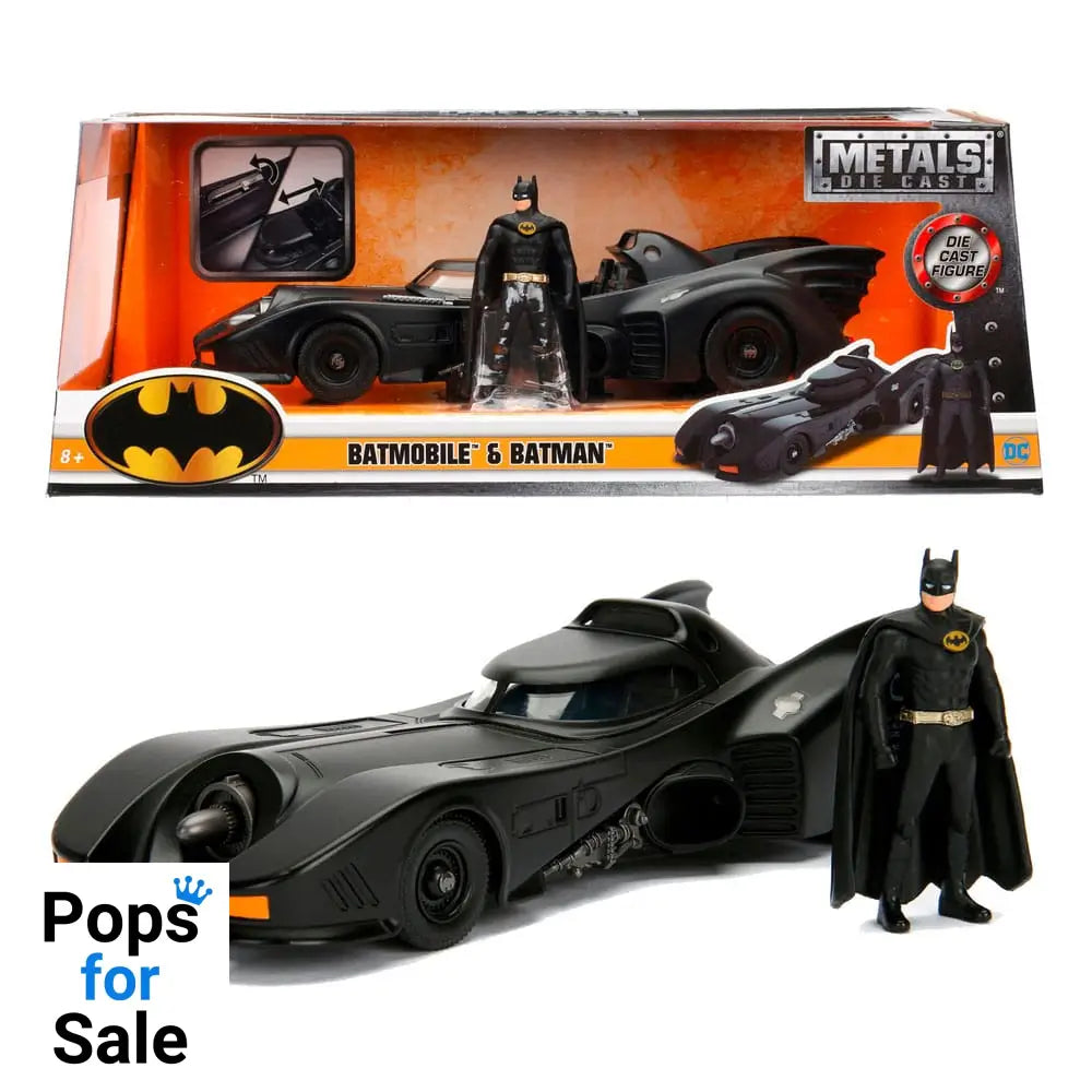 DC Comics Diecast Model 1/24 Batman 1989 Batmobile