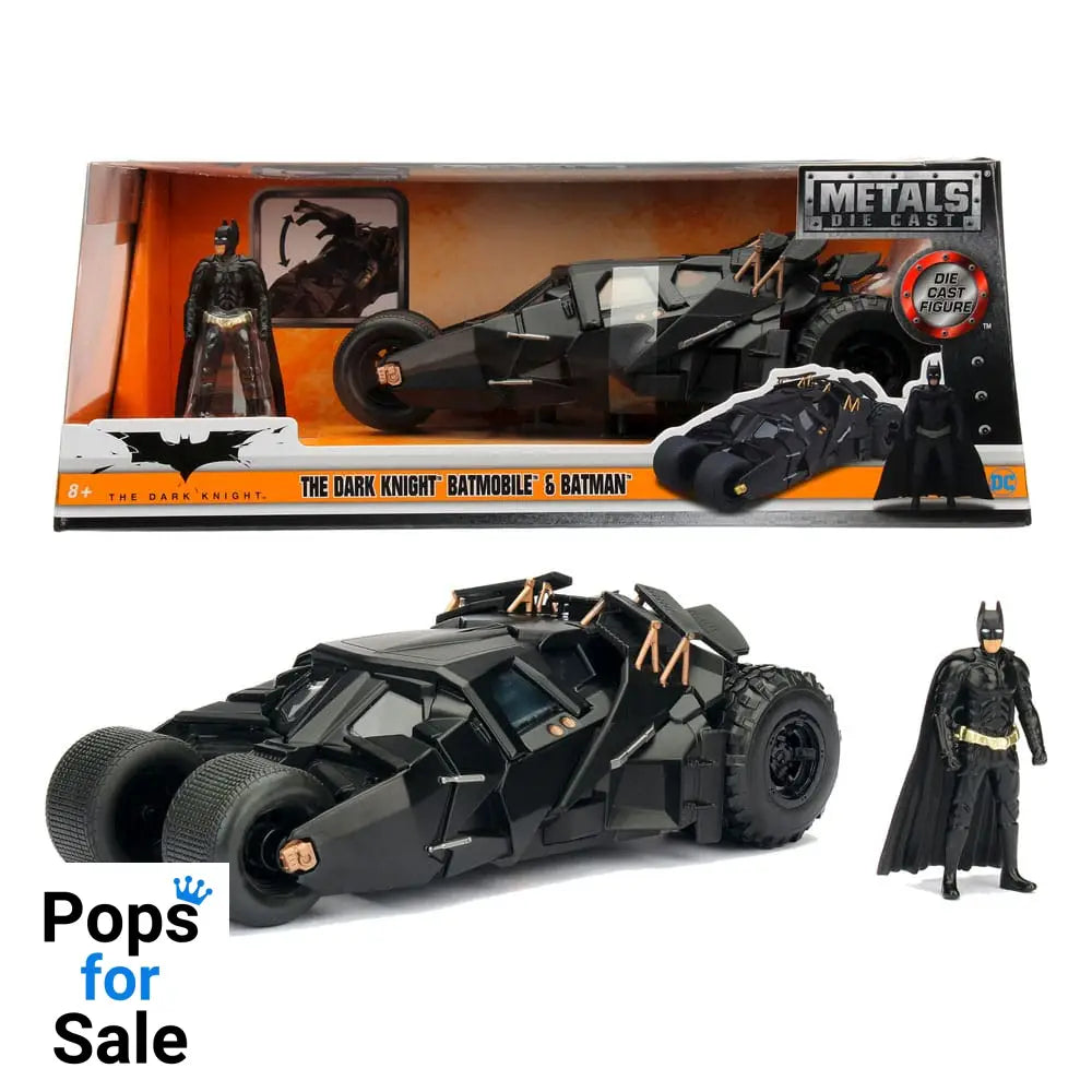 DC Comics Diecast Model 1/24 Batman The Dark Knight Batmobile