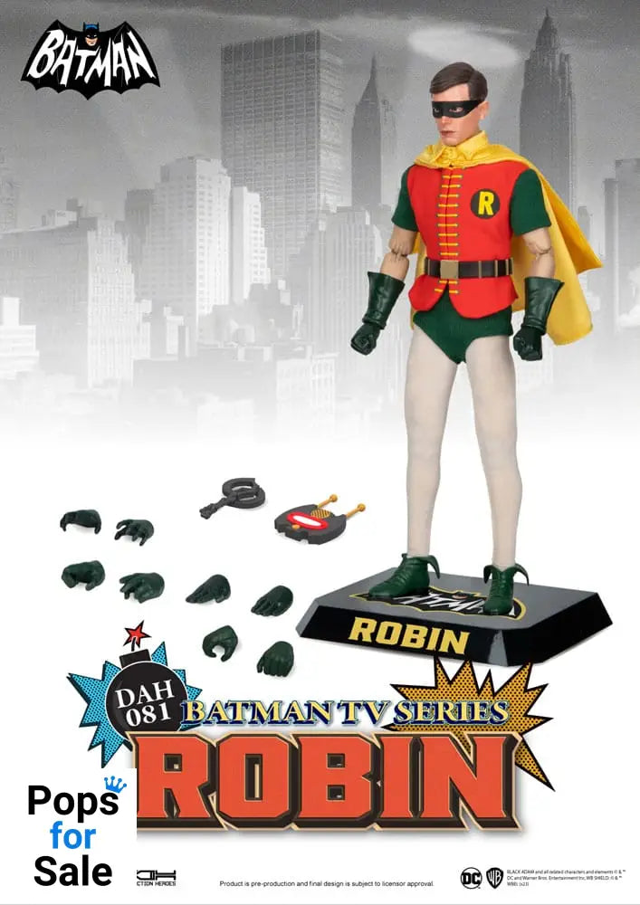 DC Comics Dynamic 8ction Heroes Action Figure 1/9 Batman TV Series Robin 24 cm