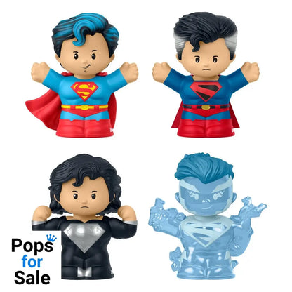 DC Comics Fisher-Price Little People Collector Mini Figures 4-Pack Superman: Through the Ages 7 cm Mini-figures