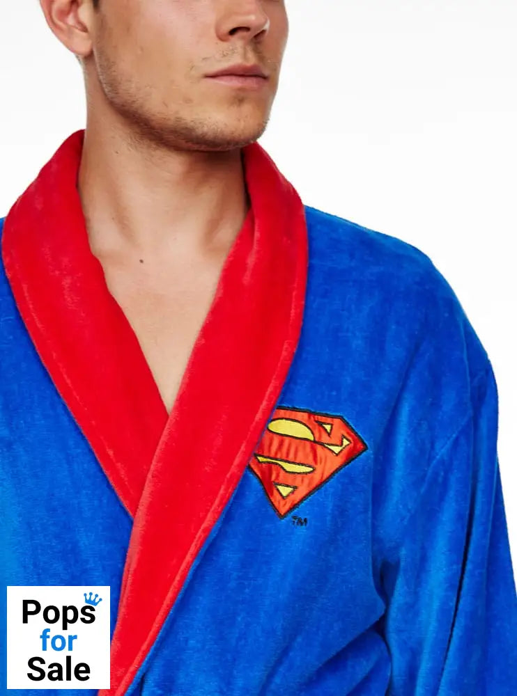 DC Comics Fleece Bathrobe Superman