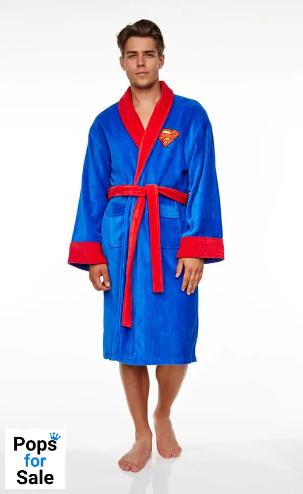 DC Comics Fleece Bathrobe Superman Pyjamas